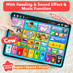 Peacurh Tablet Pretend Play Camera encourages imaginative play and role-playing at home.