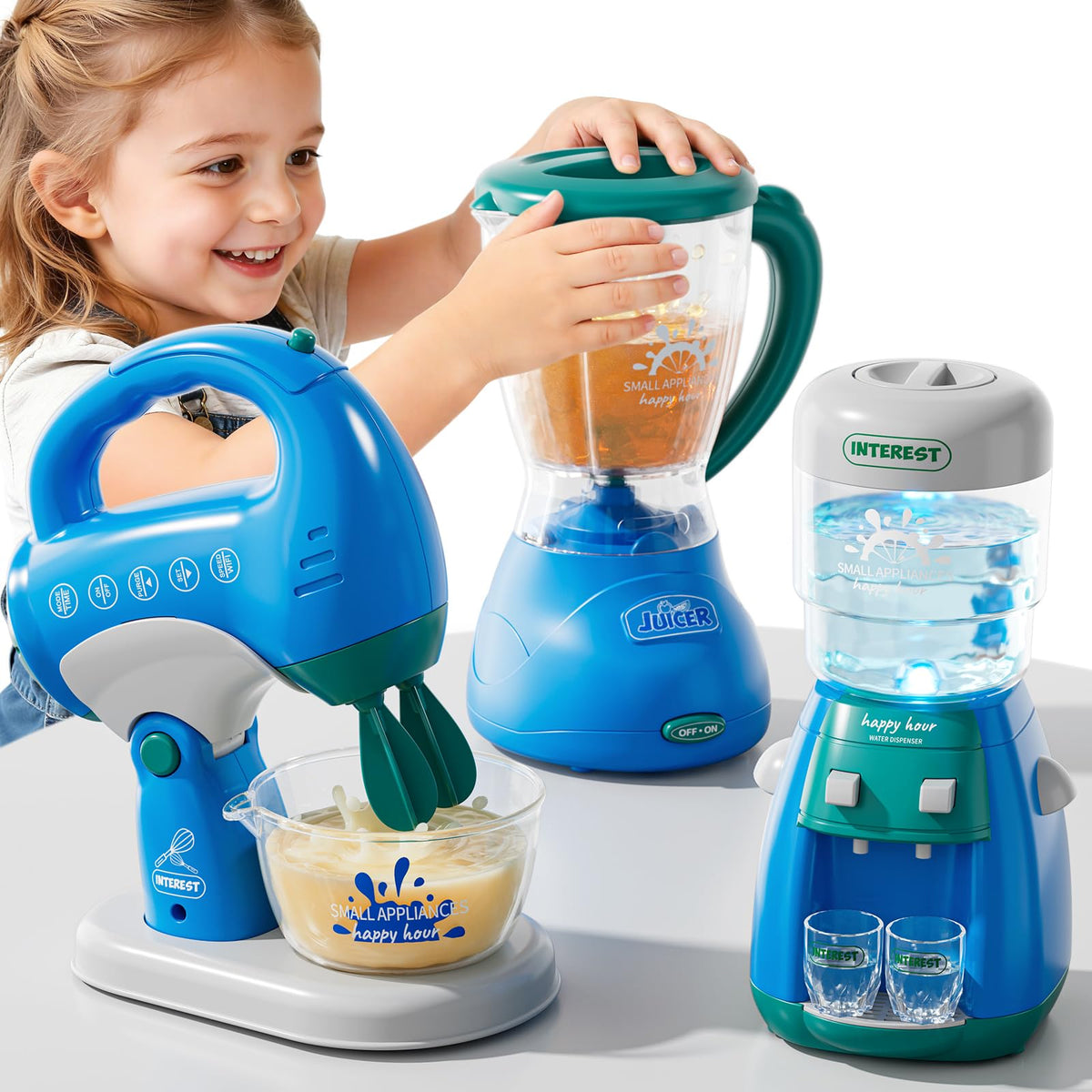 PEADUCK 3-in-1 play kitchen blender for imaginative smoothies