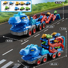 PEADUCK foldable dinosaur track designed for portable racing fun.