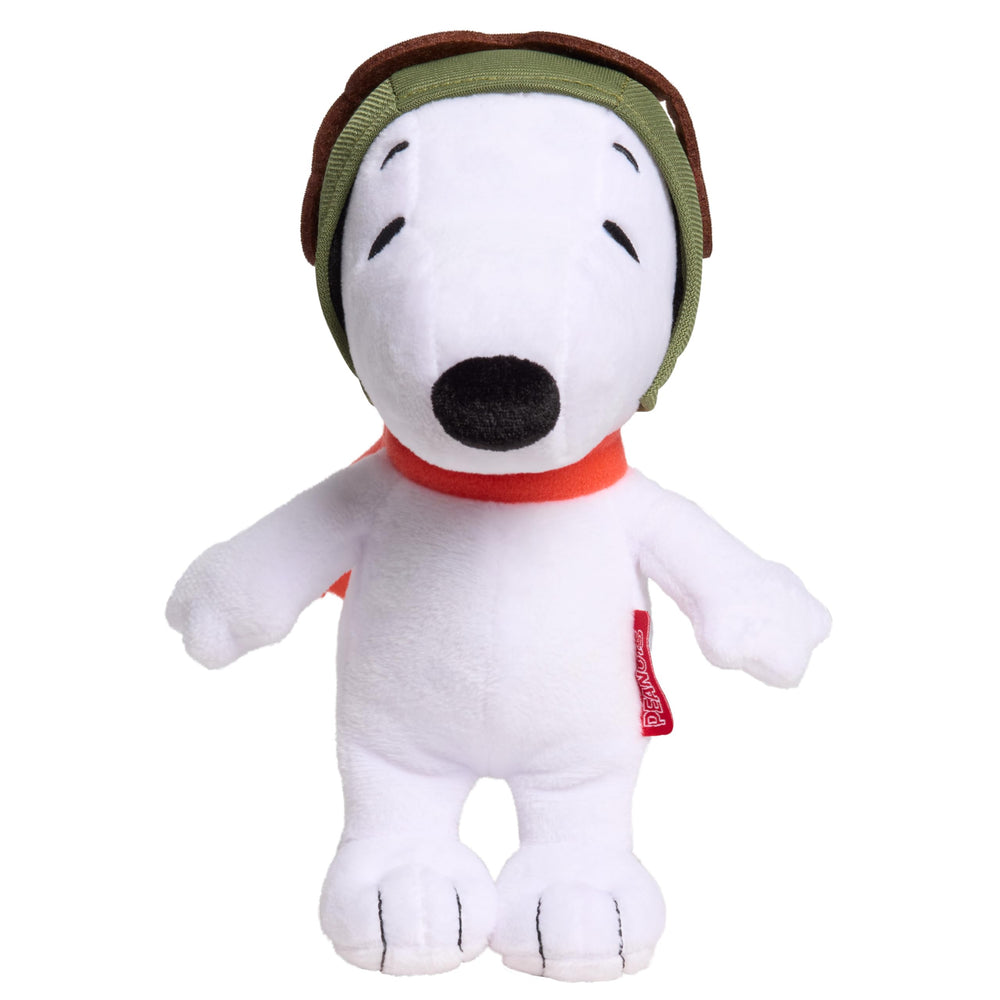 Peanuts Snoopy Flying Ace plush, 7-inch cuddle buddy for kids.
