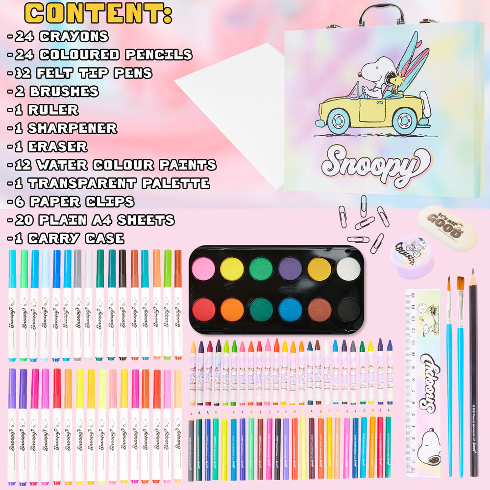 Peanuts Snoopy inspiration art case Snoopy design makes gifting fun.