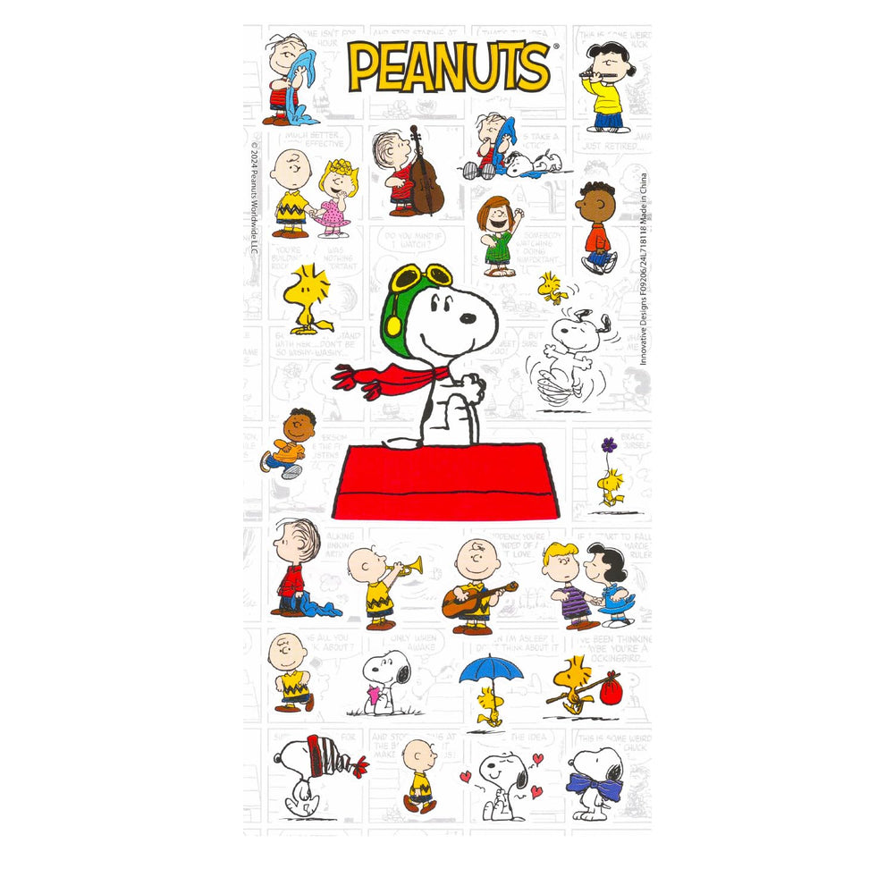 Peanuts party favors set with stickers and tattoos for celebrations