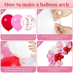 PEASUG balloon tying tool simplifies shaping a perfect arch.
