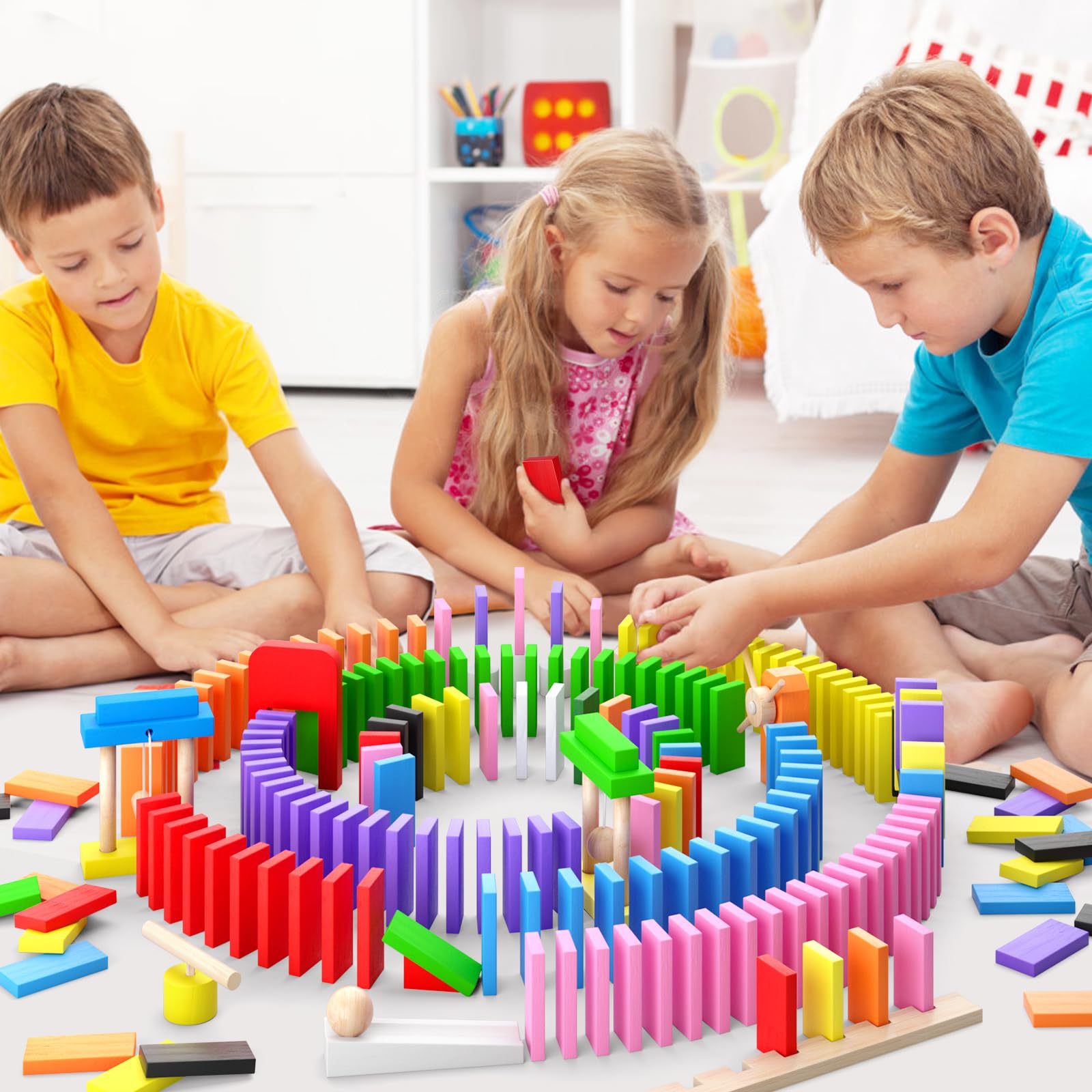 PEBIRA gift-ready dominoes kit ideal for kids and families