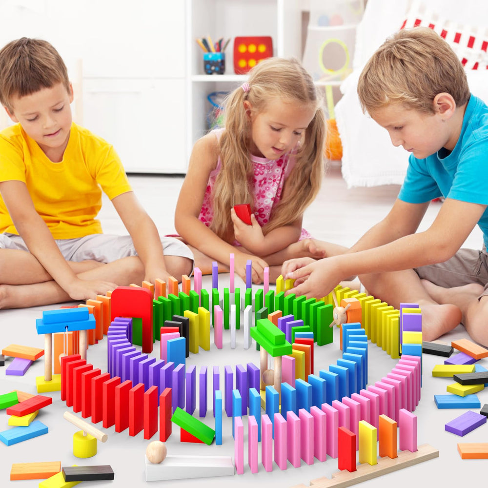 PEBIRA gift-ready dominoes kit ideal for kids and families