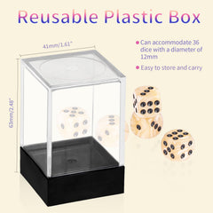 PECHOI 12mm mini dice close-up with rounded edges for easy grip