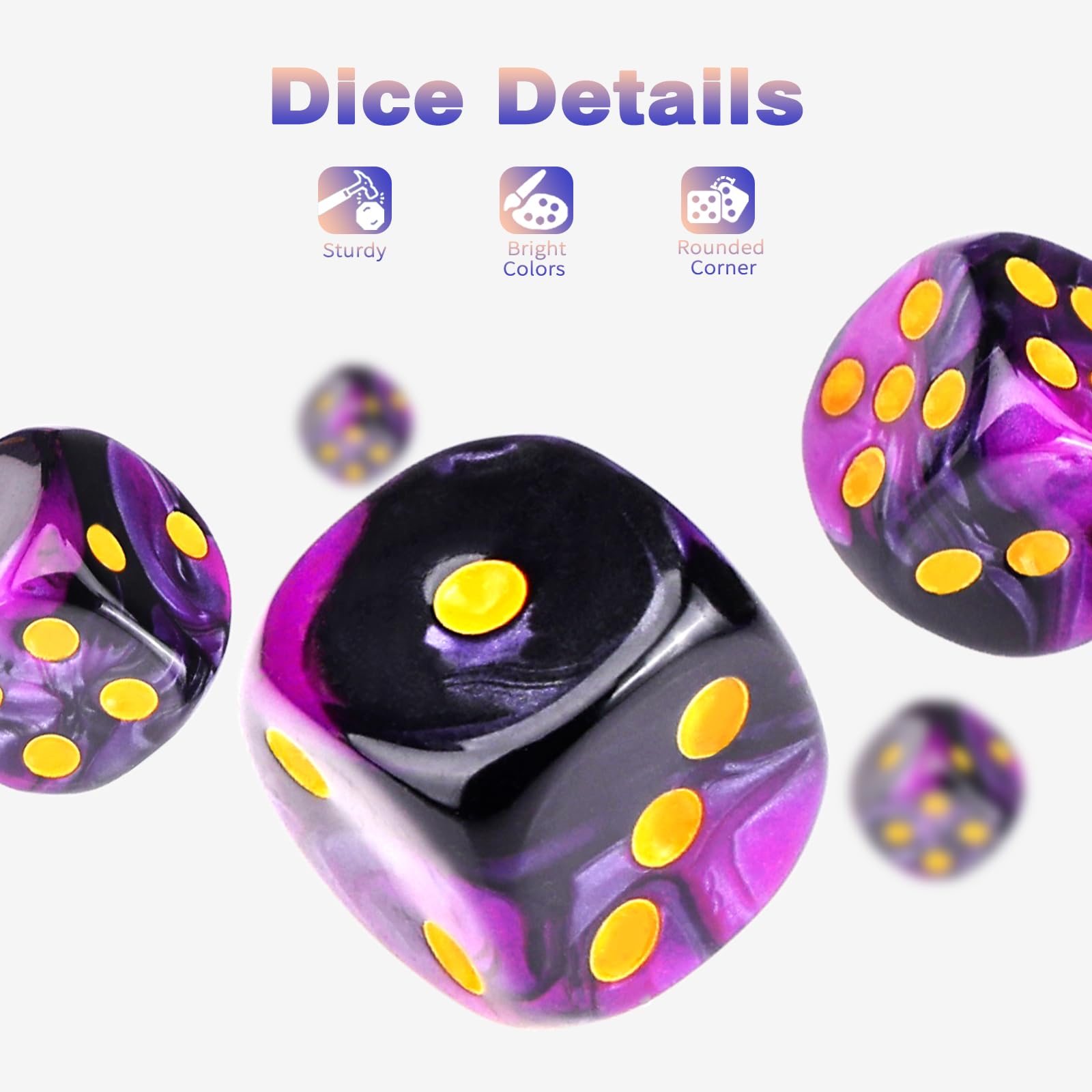 PECHOI game dice set supports classroom activities and math practice
