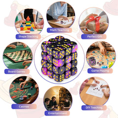 PECHOI durable acrylic dice deliver long-lasting performance for family games
