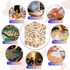 PECHOI durable acrylic dice with vibrant colors for repeated play
