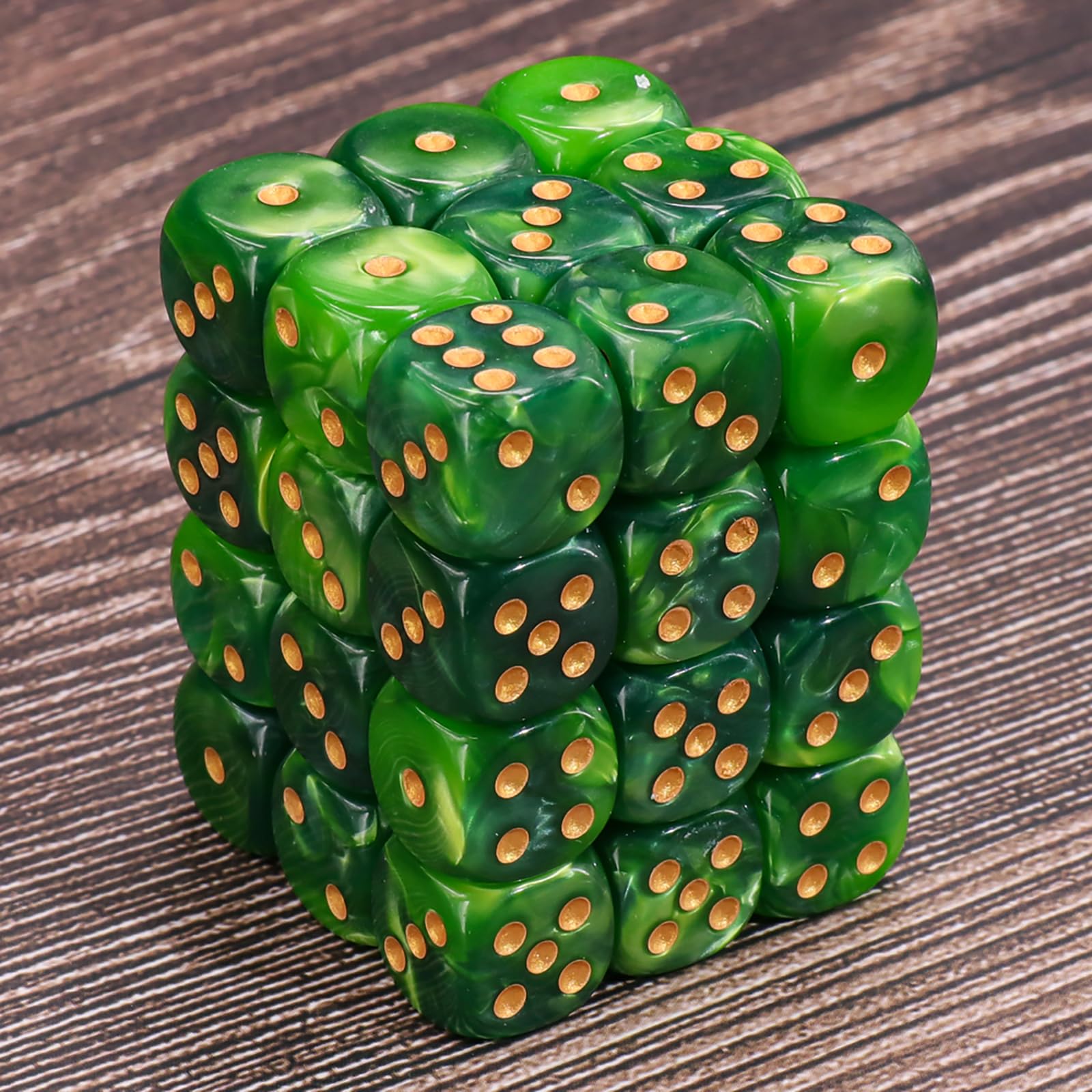 PECHOI portable dice box keeps dice organized for quick setup.
