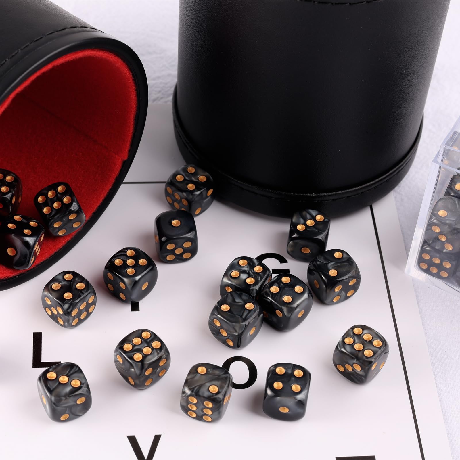 PECHOI dice with vibrant colors for visibility and quick roll results