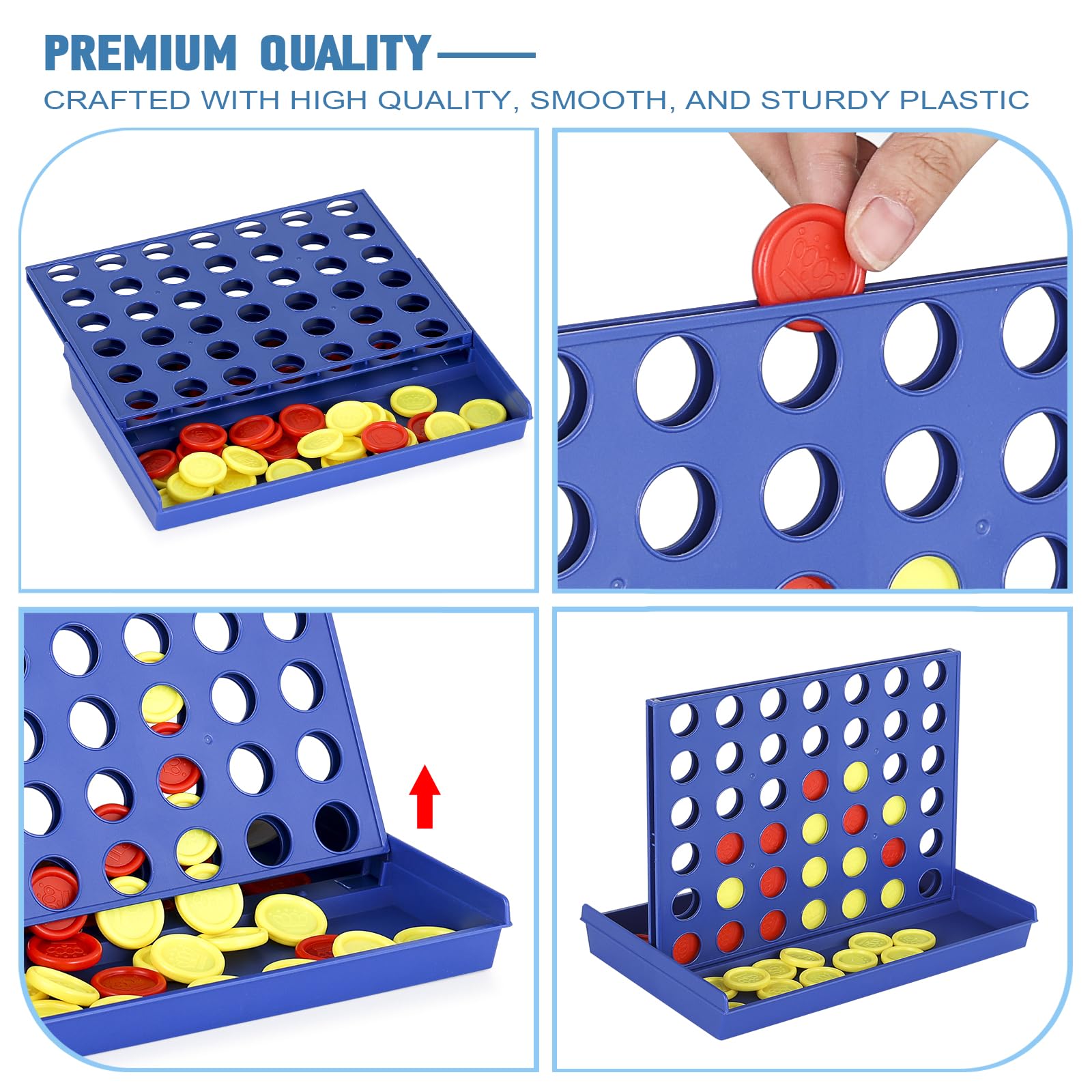 Pedolini 4-in-a-Row in-car use keeps kids entertained