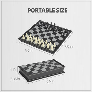 Pedolini gift-ready travel chess set, suitable for all ages