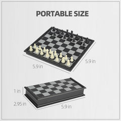 Pedolini gift-ready travel chess set, suitable for all ages