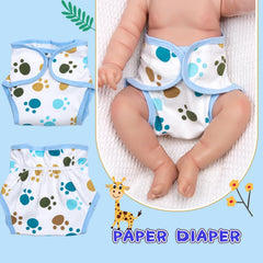 Pedolltree blue pants for 18-22 inch reborn dolls.