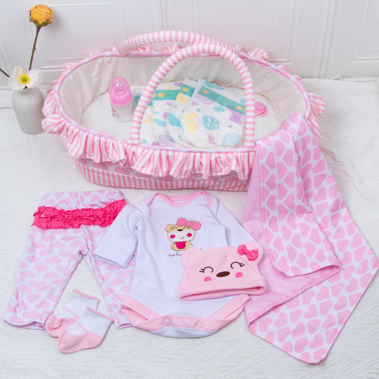 Pedolltree doll pacifier accessory for lifelike play scenarios.