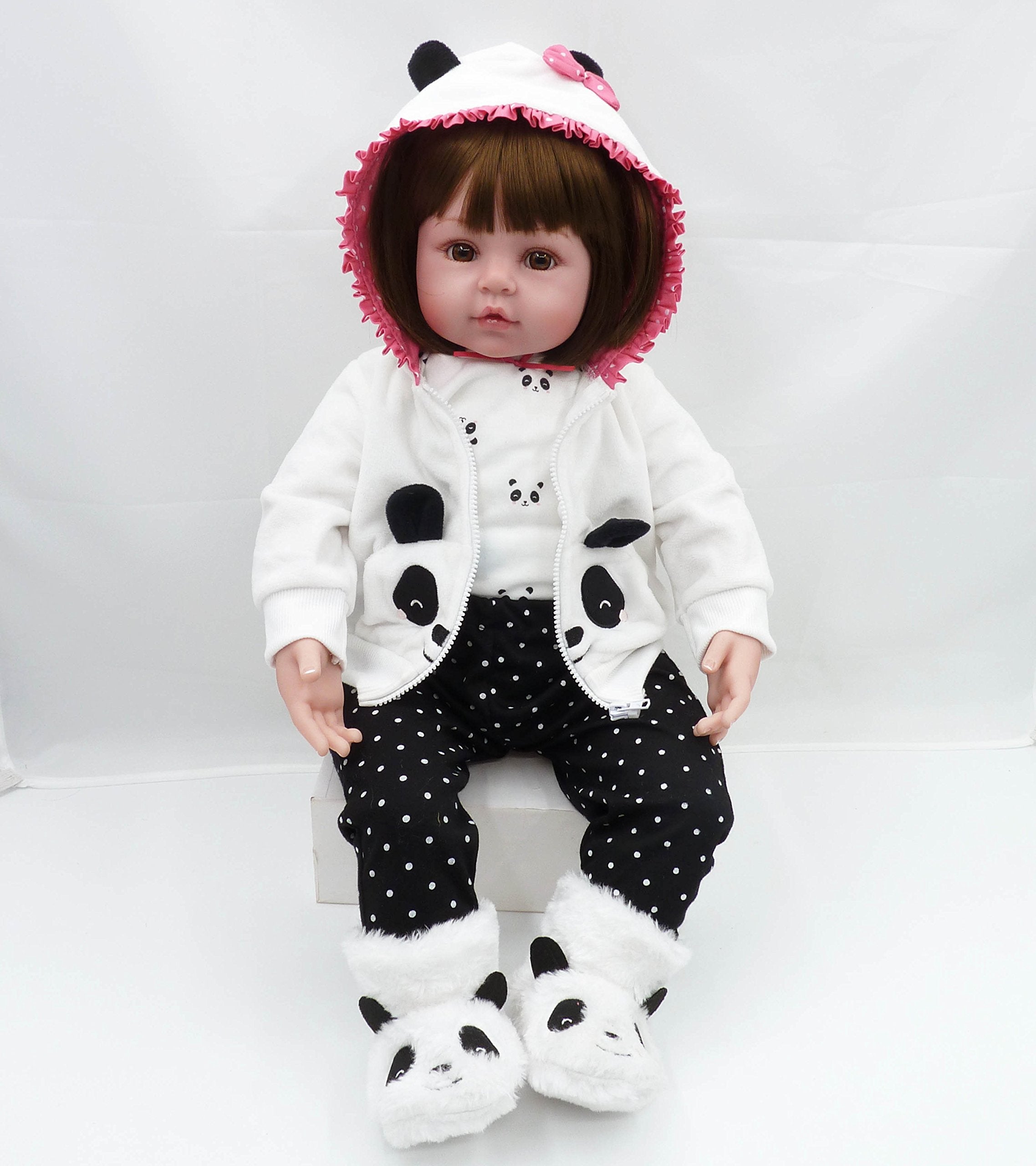 Pedolltree doll shoes for 18-inch reborn doll, easy dressing and complete look