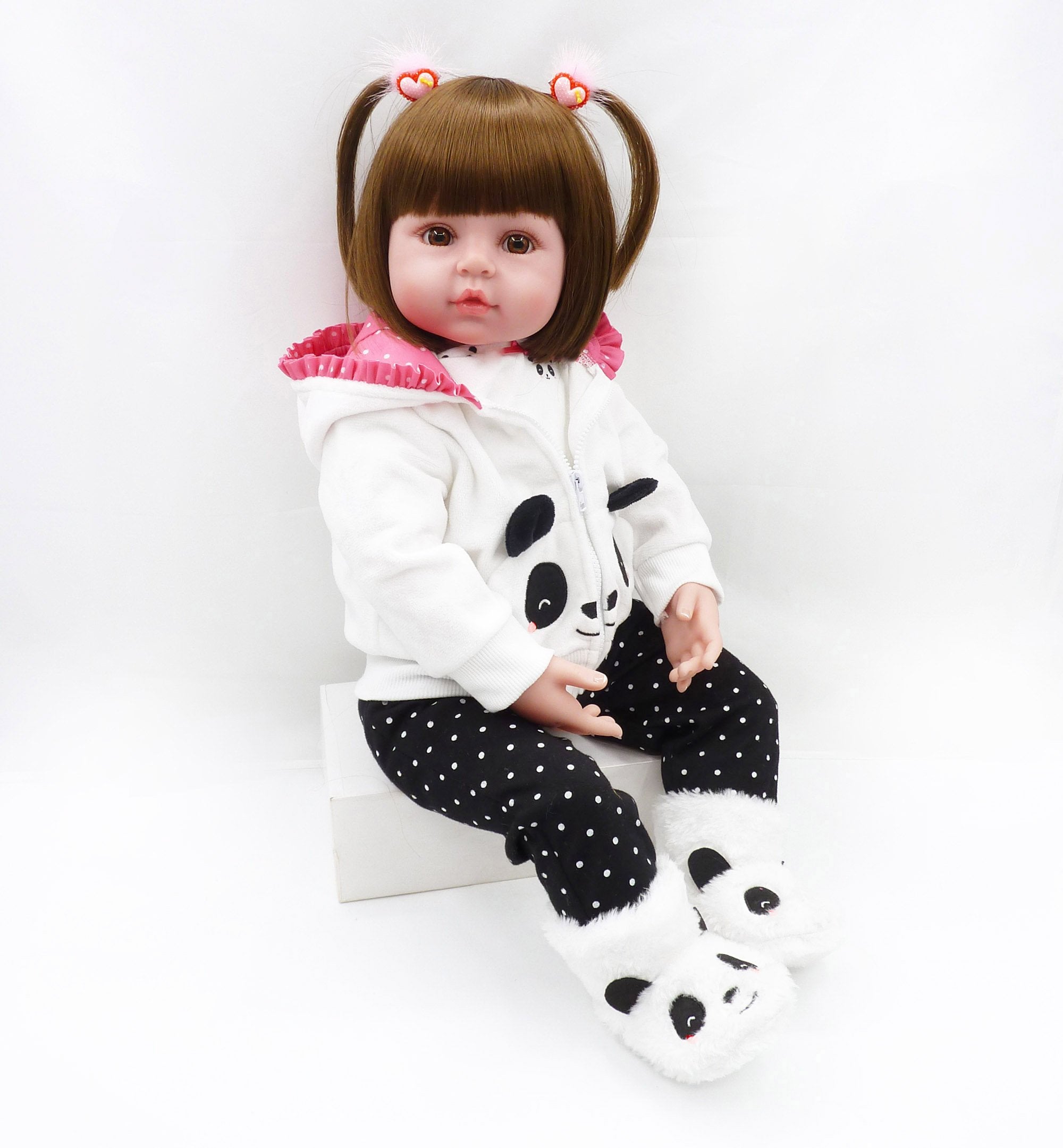 Pedolltree hair band for 18-inch reborn doll, adds cute styling and character