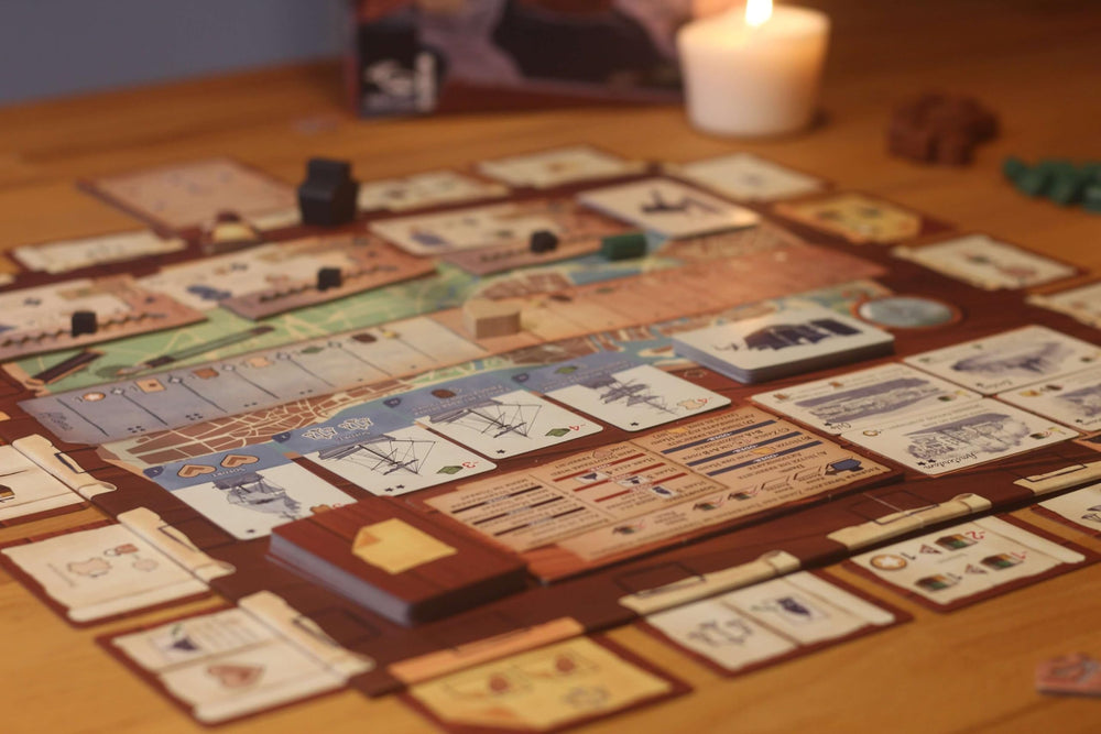 Pegasus Spiele Rival Cities for two players, quick setup and highly interactive gameplay.
