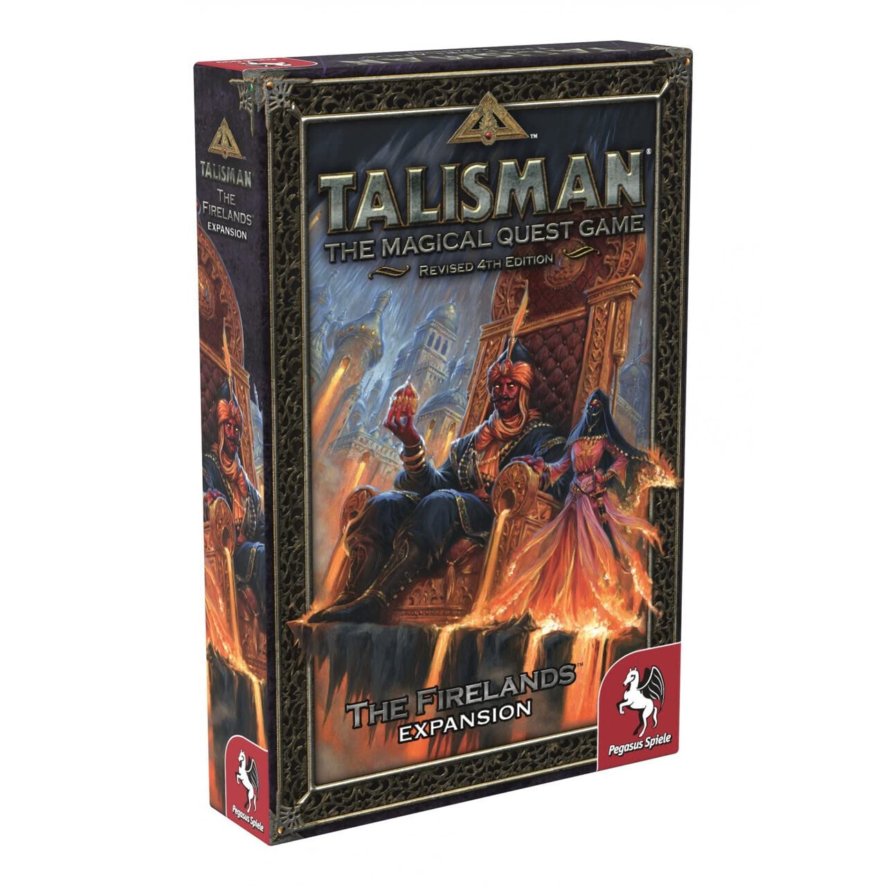Pegasus Spiele Talisman Firelands expansion orange box adds new adventures and characters for richer gameplay