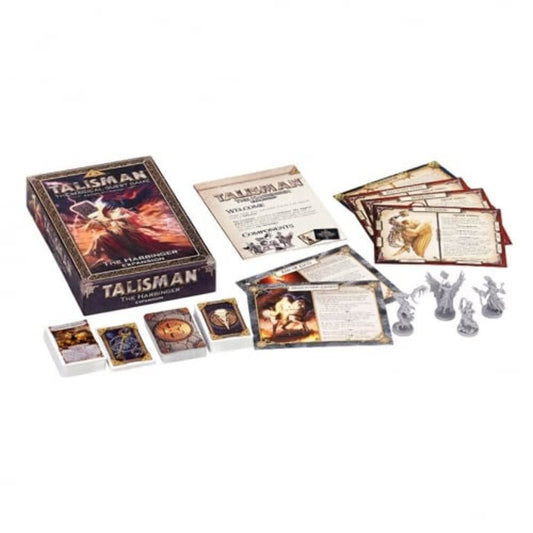 Pegasus Spiele Talisman Harbinger expansion plastic figures in purple boost tabletop presence and roleplay feel