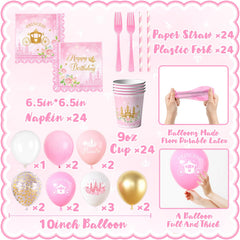 Peghoqu princess cups designs provide leak-resistant servings.