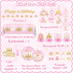 Peghoqu princess plates designs ensure easy cleanup after treats.