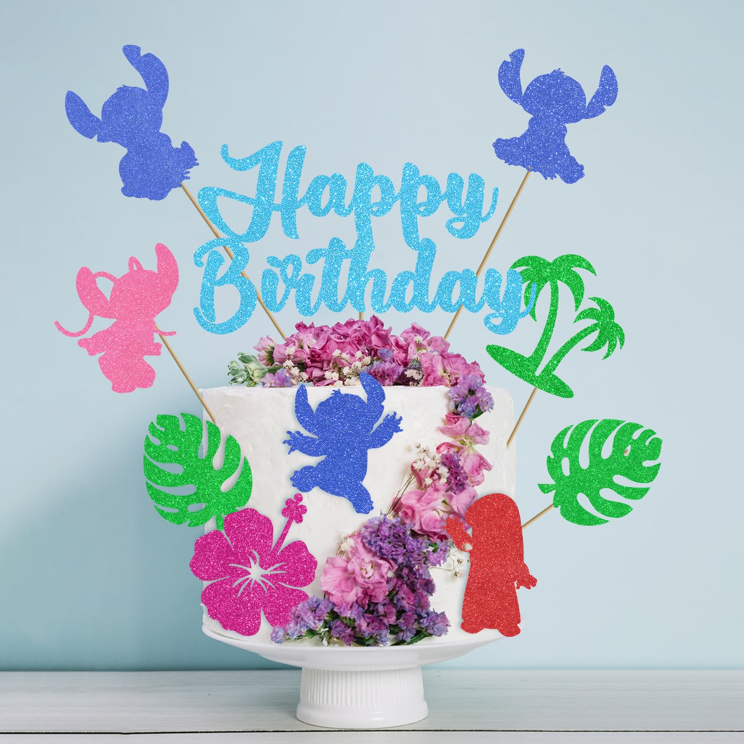Pekeng cake toppers are easy to assemble for quick party setup