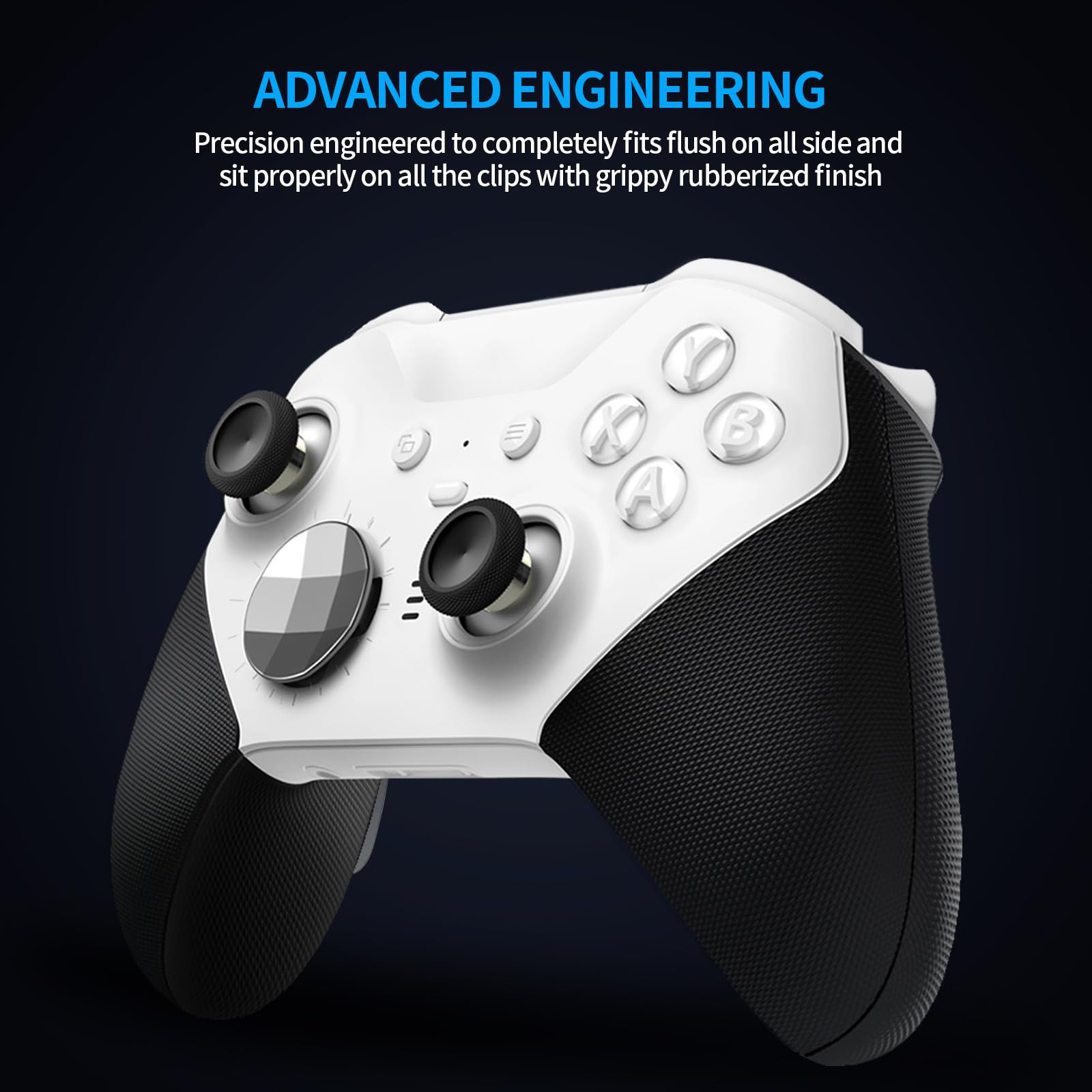 Pelidox Elite Series 2 controller parts white for easy upgrades.
