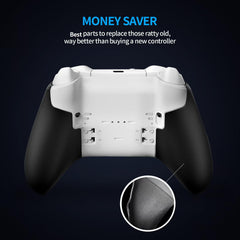 Pelidox faceplate grip white offering steady control and quick replacement.