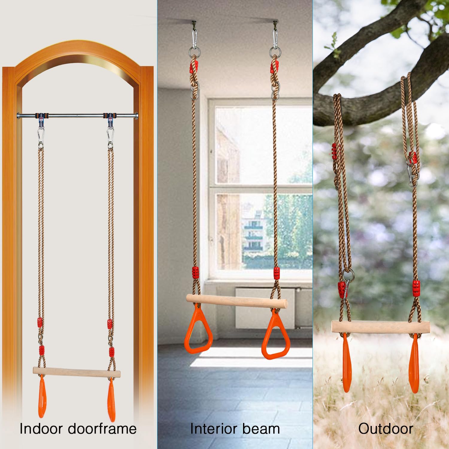 PELLOR kids swing and play outdoors for active, imaginative fun.