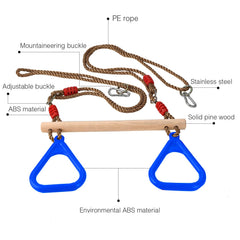 PELLOR adjustable rope length fits different ceilings or trees.