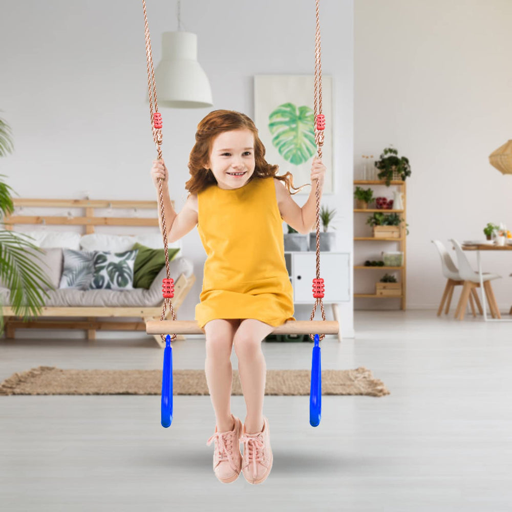 PELLOR kids swinging with this setup enhances dexterity and coordination.