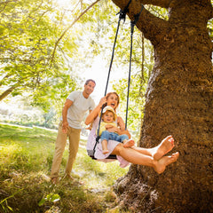 PELLOR swing seat supports both children and adults during play