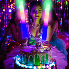pelreame party glow sticks ideal for birthdays, weddings and concerts
