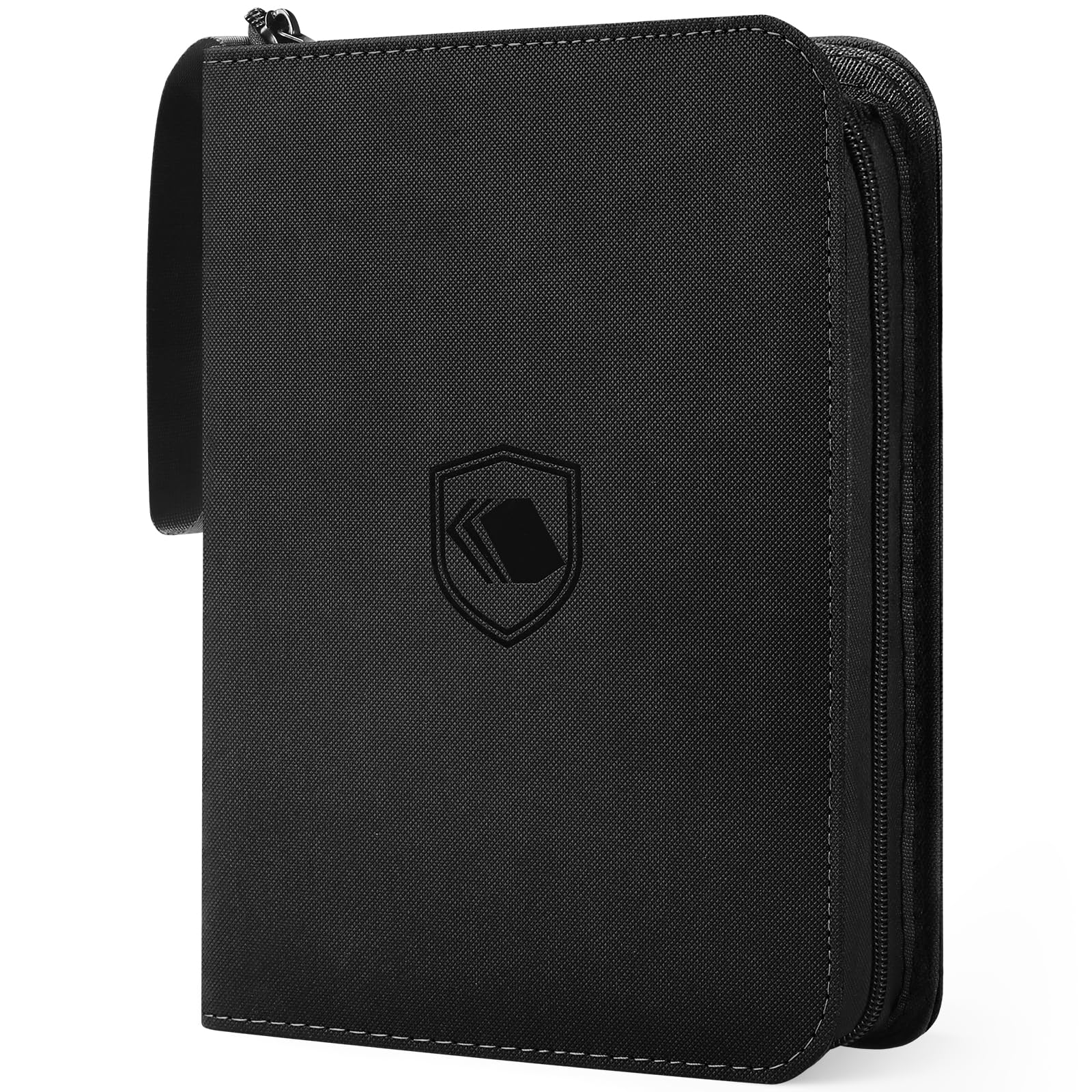 Pemocyny 440-pocket binder cover with durable PU leather for organized card storage