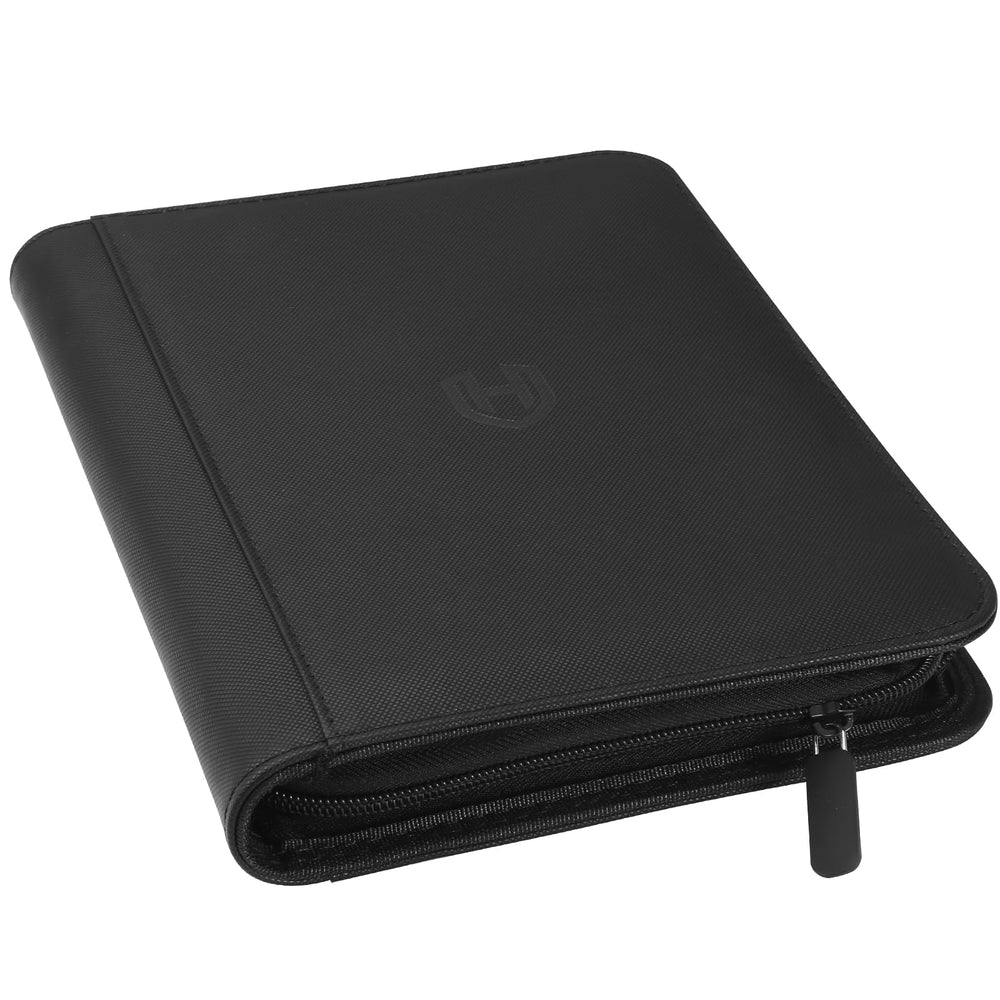 Pemocyny Card Binder 4-pocket front cover shows durable PU material and sleek design