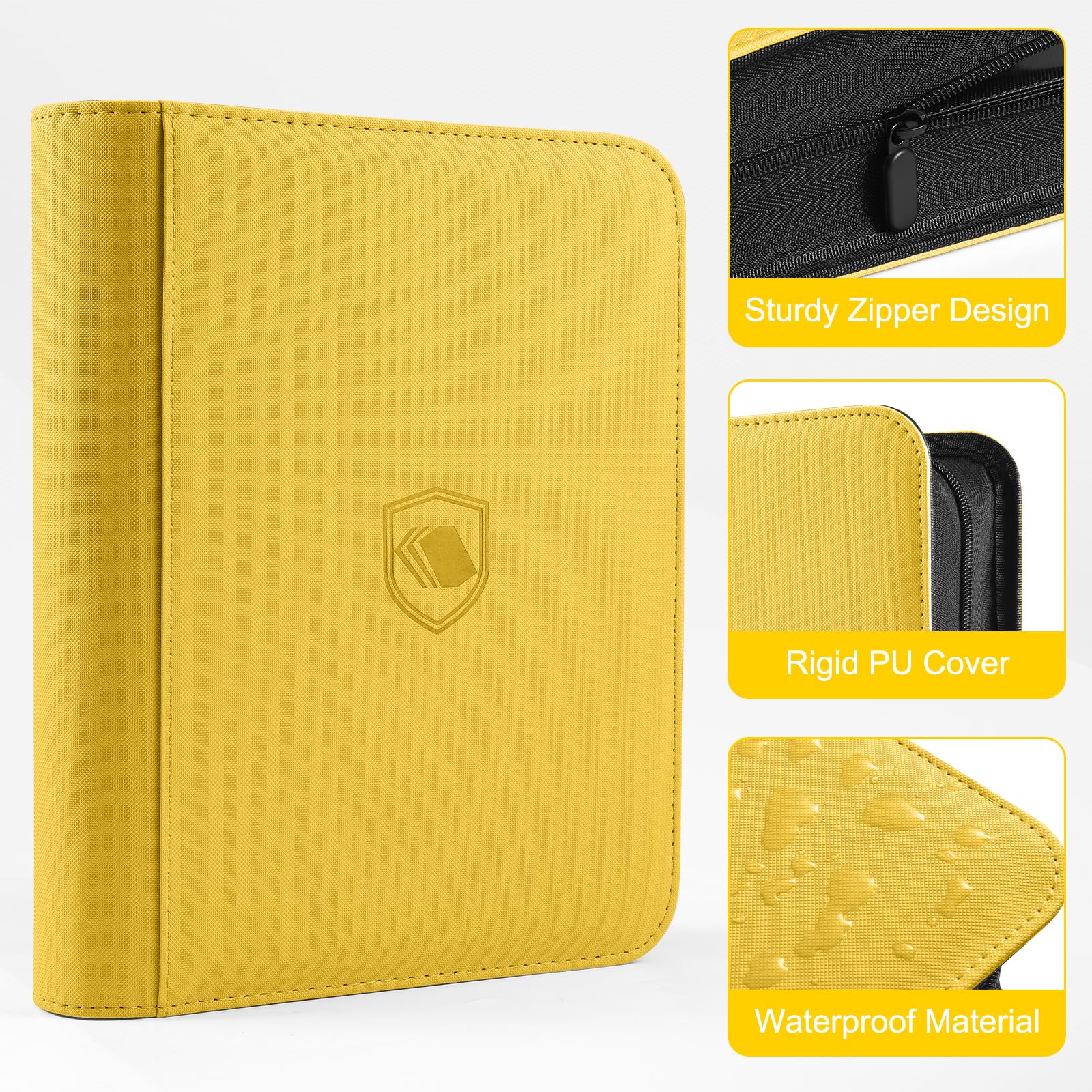 Pemocyny Toploader Binder securely fits 3x4 toploaders.