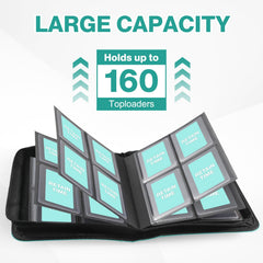Pemocyny Toploader Binder 4-pocket layout for fast sorting