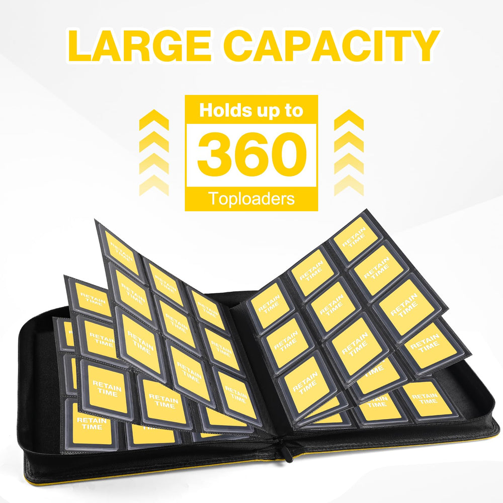 Pemocyny Toploader Binder uses premium materials for durable protection.