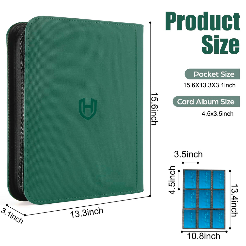 Pemocyny trading-card-holder-side-loading enables quick insertion and display.