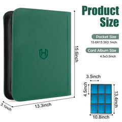 Pemocyny trading-card-holder-side-loading enables quick insertion and display.