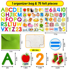Bright PENGFULL alphabet pieces engage toddlers in letter recognition and word play.