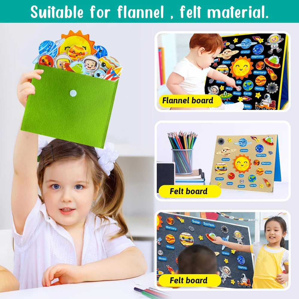 Pengfull colorful space-themed pieces inspire exploration and learning