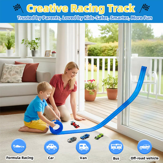 PENIXEL Flex Track suction cups securing the track to glass