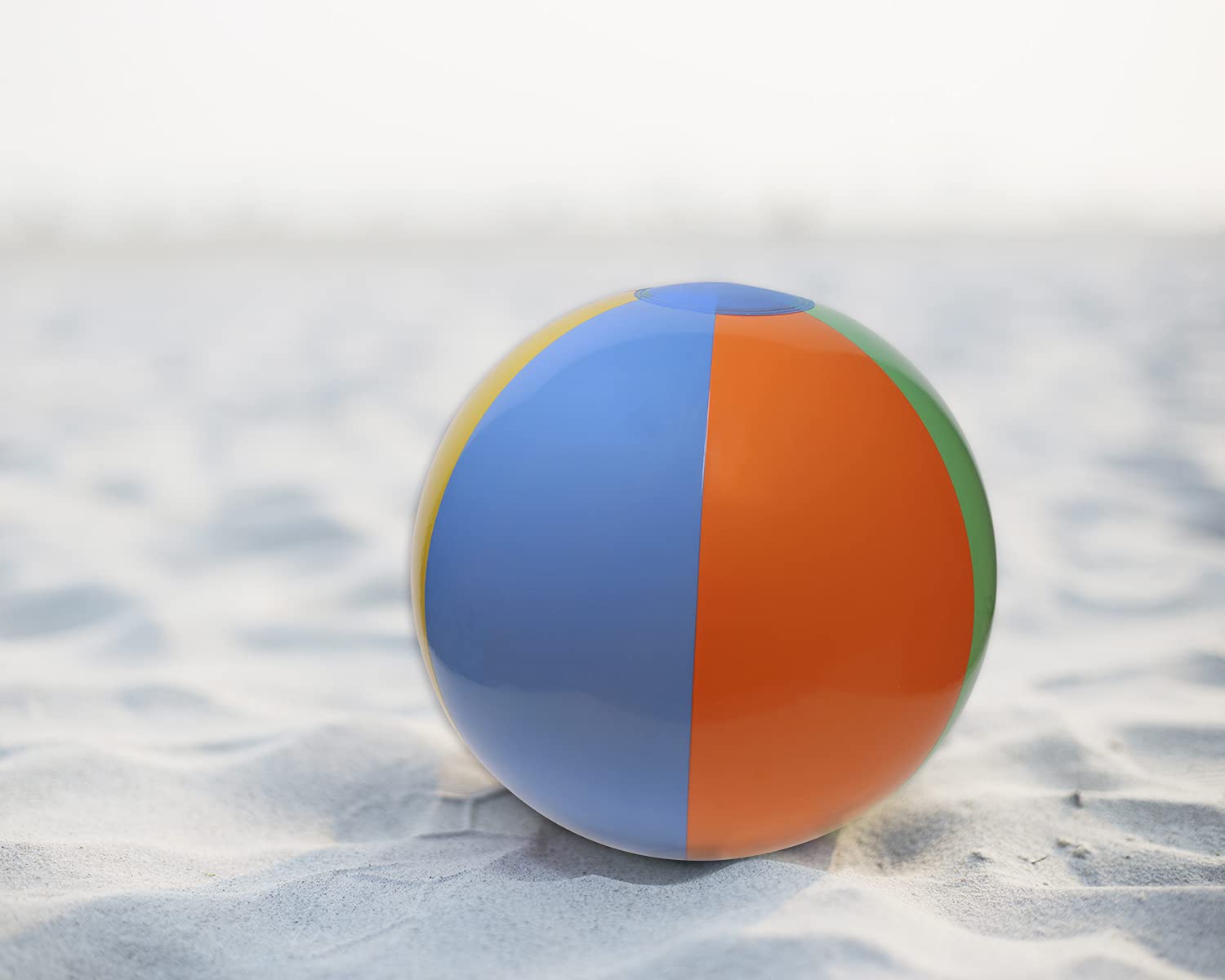 PENTA ANGEL Rainbow Beach Ball used in water play by pool.