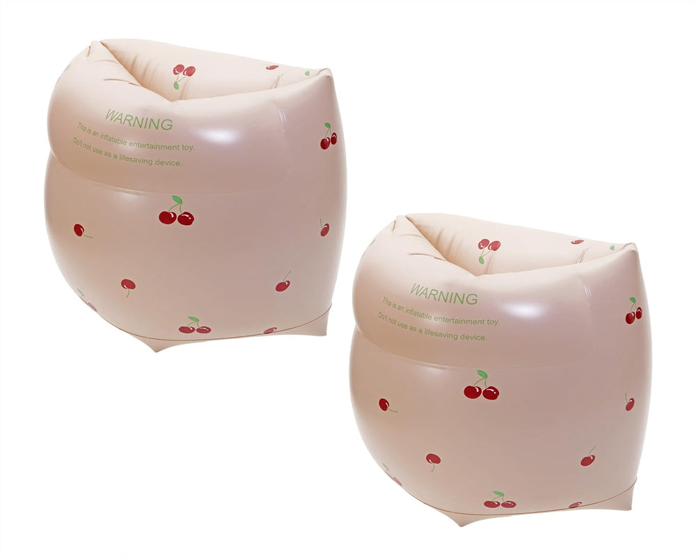 Penta Angel swim arm floats two-piece set with colorful cartoon pattern for beginners.