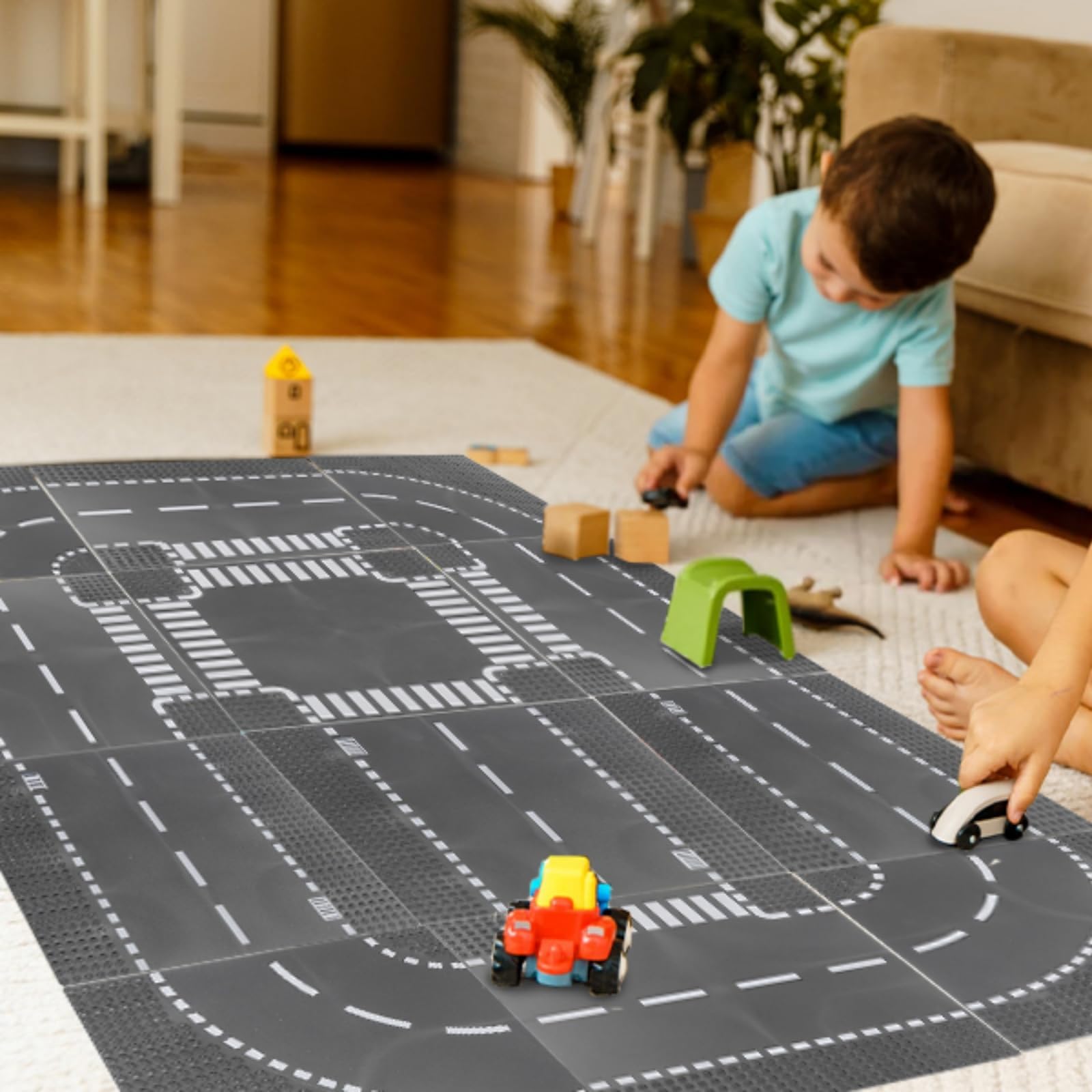 Peohud city street baseplates durable ABS 10x10 offer long-lasting play.