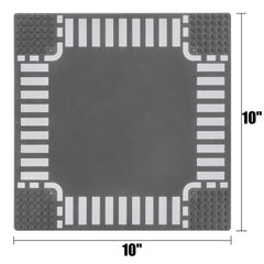 Peohud road base plates curved 10x10 create smooth corner streets.