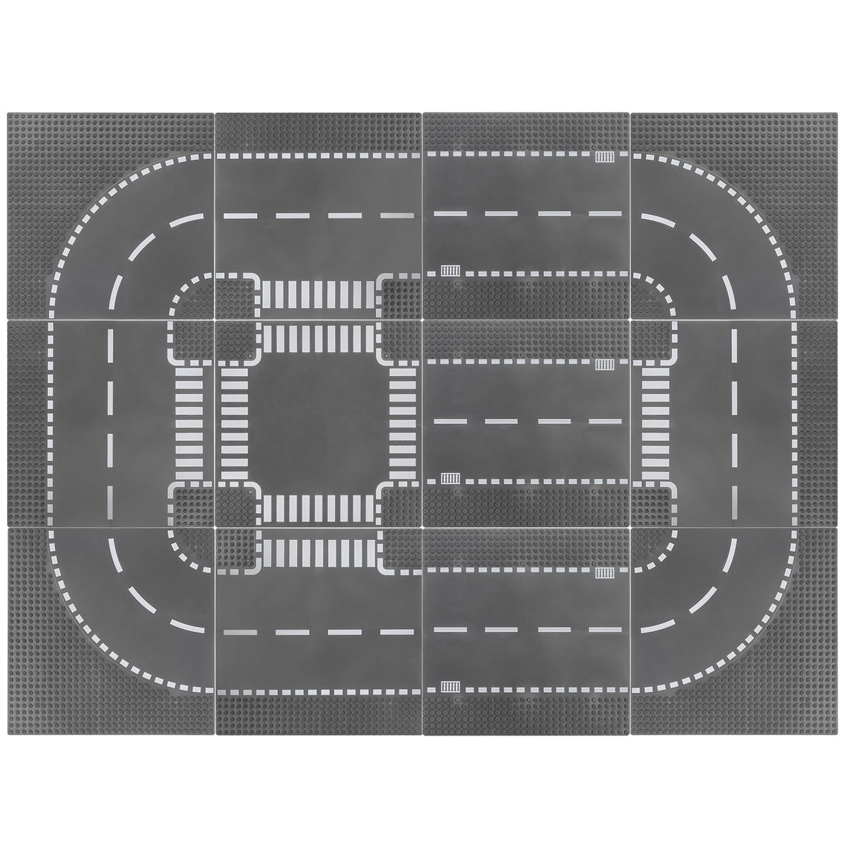 Peohud road base plates straight 10x10 for durable straight roads.